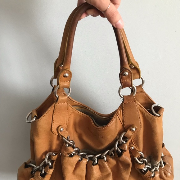 Charles David Handbags - Charles David boho leather bag heavy metal details